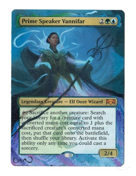 Prime Speaker Vannifar Altered Full Art Mtg Magic Commander Etsy