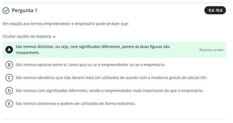 Em Rela O Aos Termos Empreendedor E Empres Rio Pode Se Dizer Que