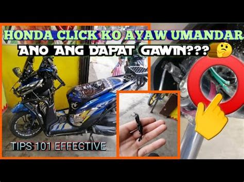 Honda Click Ayaw Mag Start Ano Ang Dahilan Mga Dapat Gawin