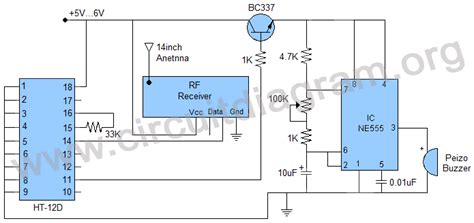 Wireless Water Level Indicator Sensor Enhanced Version Circuit