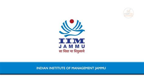 Indian Institute Of Management Iim Jammu Applications Are Invited For