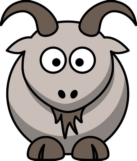 Cartoon goat - Openclipart