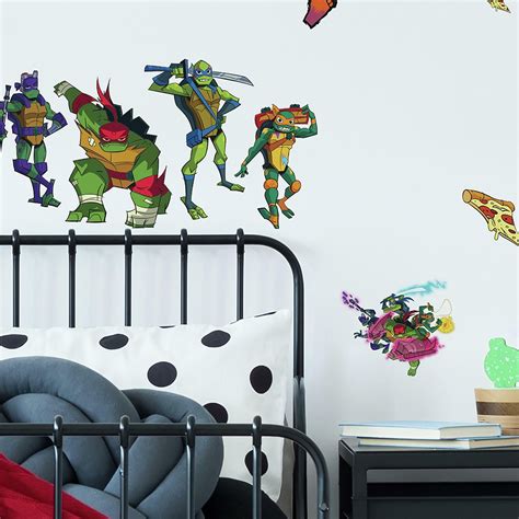 Rise Of The Tmnt Peel And Stick Wall Decals