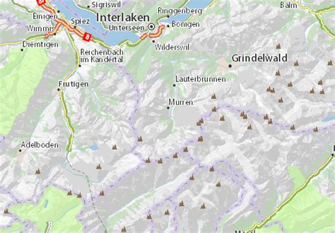 MICHELIN Gimmelwald map - ViaMichelin