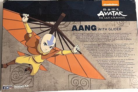 Avatar The Last Airbender Aang Action Figure 5 With Gl