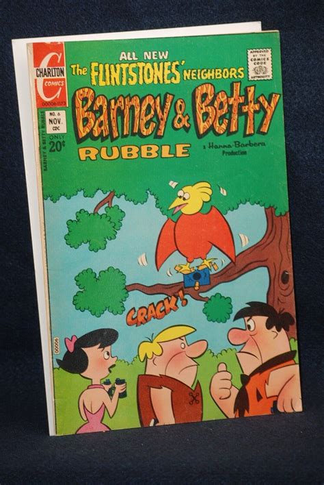 Barney And Betty Rubble 6 1974 By Charlton Comics 4615340581