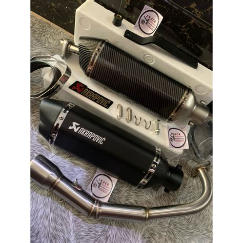 AKRAPOVIC FULL SYSTEM MIO I125 M3 SOUL GEAR GRAVIS V1 V2 FAZZIO