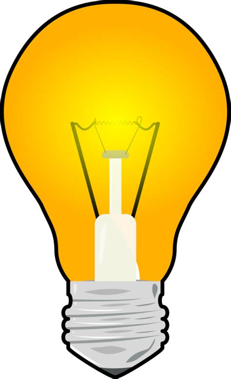 light bulb that lights up and shines 11654508 PNG