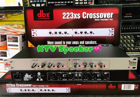 DBX Professional Crossover 223xs Quality Sound Reproduction Stereo 2