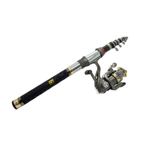 Winter Ice Fishing Rod Reel Pole Combo Carbon Fiber Telescopic Lures