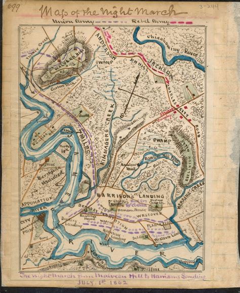 DVIDS - Images - Seven Days Battles map - Civil War [Image 2 of 2]