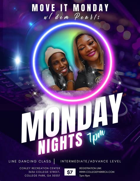 Move It Mondays: Line Dance — College Park Recreation and Cultural Arts