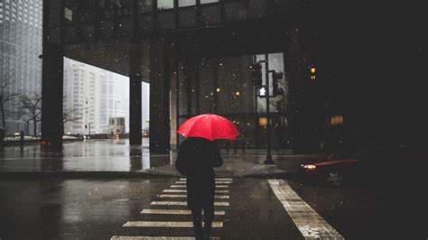 1920x1080 Umbrella Rain Person Laptop Full Hd 1080p Hd 4k Wallpapers