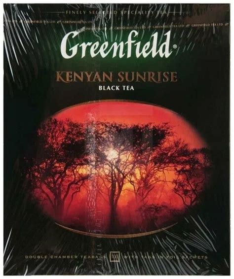 Чай "Greenfield" Kenyan Sunrise чер. 100пак. - купить с доставкой по ...