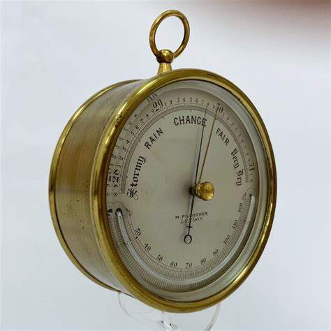 For Sale A Mid Victorian Aneroid Barometer By M Pillischer Of Bond