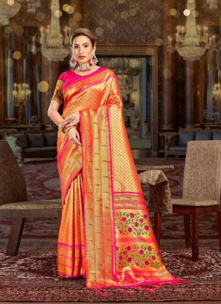 Bunawat Mauli Silk Wedding Sarees Catalog The Ethnic World