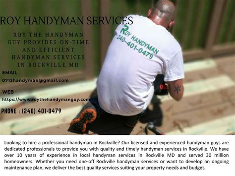 PPT - Roy Handyman Services PowerPoint Presentation, free download - ID