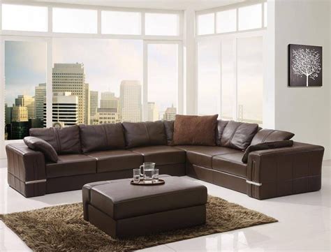 2025 Latest Leather L Shaped Sectional Sofas