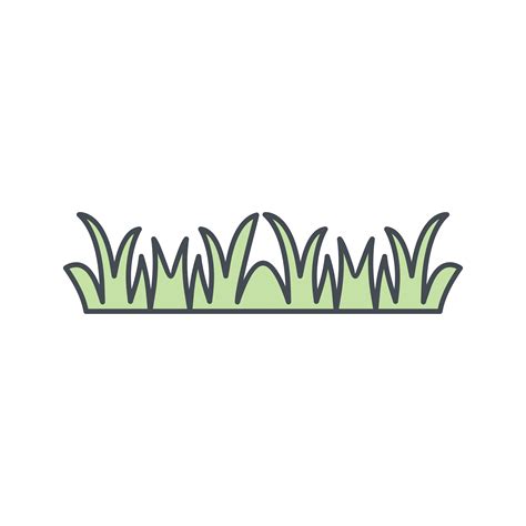 Grass Vector Icon 354845 Vector Art At Vecteezy