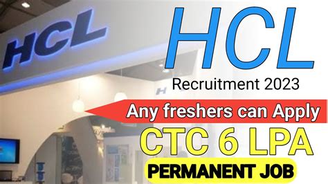 Hcl Fresher Recruitment 2023 Hcl Jobs 2023 Hcl Hiring 2023 Hcl Vacancy 2023 Mnc Jobs