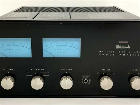 Mcintosh Mc Ch Solid State Wpc Ohms Stereo Power