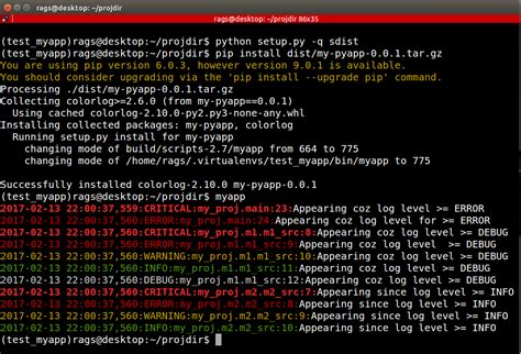 Python Application Directory Structure · Python