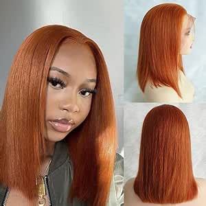 Amazon Guanyuwigs Ginger 360 Lace Frontal Wig Pre Plucked