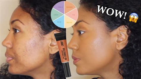 How To Color Correct Dark Spots On Dark Skin Color Correcting Dark Spot For Beginners Youtube