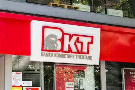 Logo Of Banka Kombetare Tregtare Bkt Editorial Stock Image Image Of