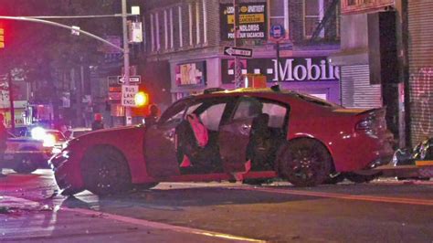 2 Injured After Car Launches Through Parking Lot Crashes Into Wendys