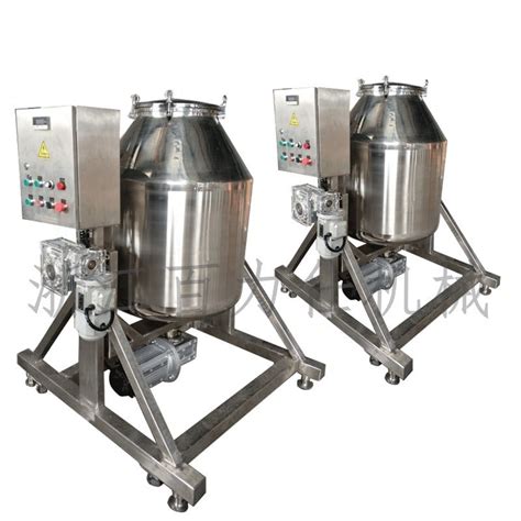 Stainless Steel Sanitary Powder Blender Rotary Batch Mixer China Drum