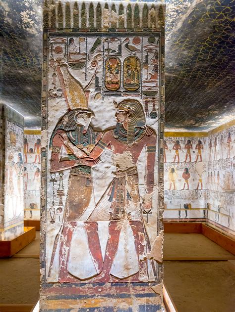 KV17 The Tomb Of Seti I Pillared Chamber F Relief From K Flickr