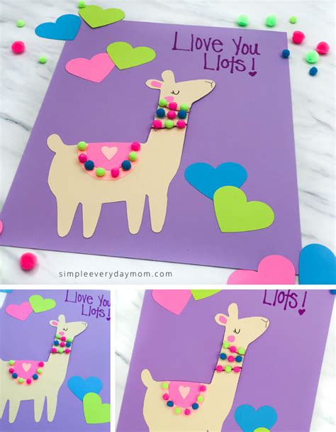 Llama Valentines Craft Valentines Box Girls Boxes Kids Valentine Boxes