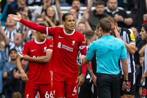 Virgil Van Dijk Charged By Fa For Red Card Reaction Against Newcastle