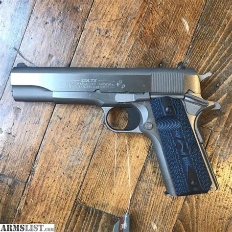 ARMSLIST For Sale COLT GOVERNMENT 9MM 1911 STAINLESS PISTOL