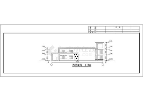 幼儿园六班建筑设计cad施工图纸幼儿园土木在线