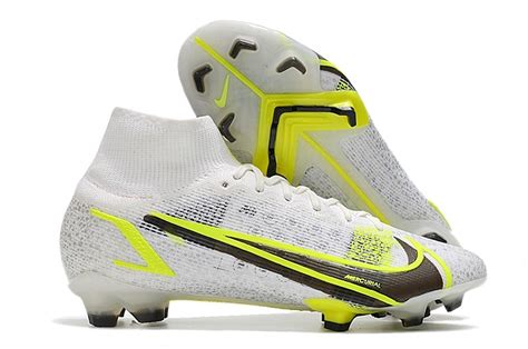 New Nike Mercurial Superfly Safari Elite Fg In White Silver