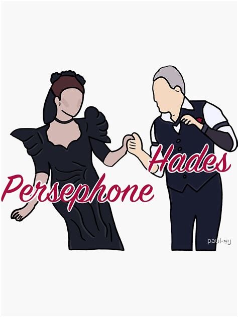 "Hades & Persephone: Hadestown the Musical " Sticker for Sale by paul-ey | Redbubble