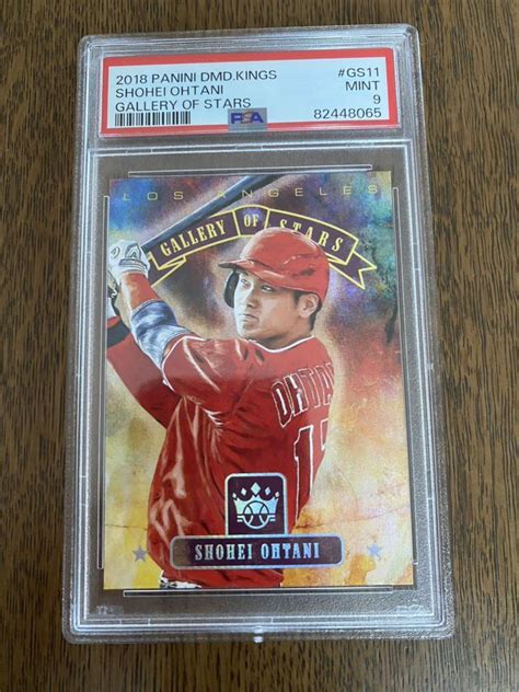 Yahooオークション 【psa9】panini 大谷翔平 Shohei Ohtani 2018 ル