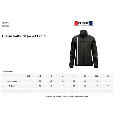 Chaqueta Softshell Para Mujer Clique Classic Prolaboral