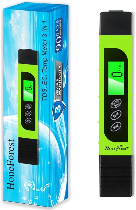 Digital Tds Meter Accurate And Reliable Honeforest Tds Ec Temp