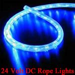 12 Volt Neon LED Rope Light In Blue Warm White And Cool White