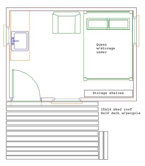 10x14 Modern Shed Small Cabin Forum 1