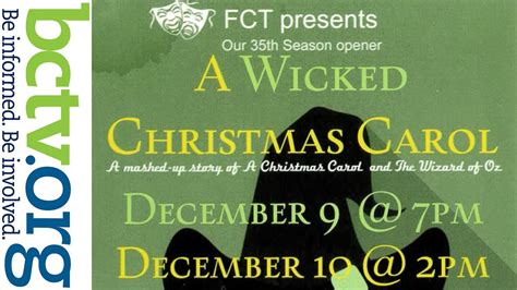 Fleetwood Community Theatre S A Wicked Christmas Carol Youtube