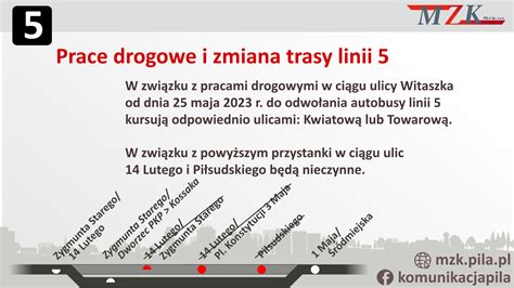 Zmiana Organizacji Ruchu Autobus W Linii Nr Um Pi A