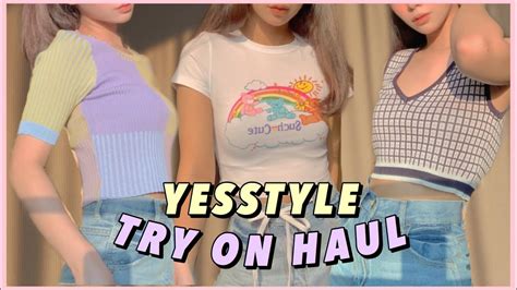 YESSTYLE TRY ON HAUL PT 2 YouTube