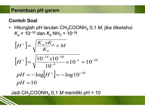 Hidrolisis Garam PPT