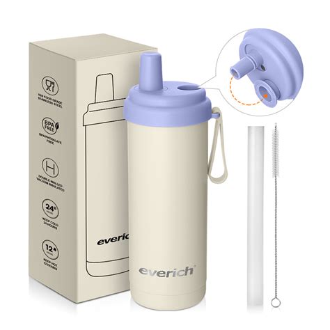 Everich High Level Sports Insulated Vacuum Milk Tea Bottle Easy To