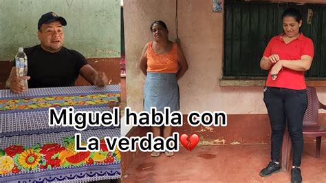 Miguel habla con la verdad con doña Gina Tengo derecho de enamorarme