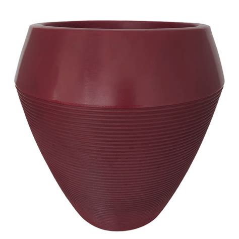 Vaso de Planta Extra Grande em Plástico 53x38cm Antique Vermelho